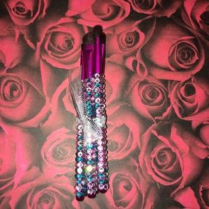 5pc Rhinestone Makeup Brush Set