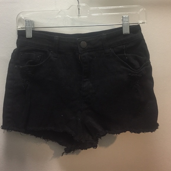BDG Black high waisted shorts