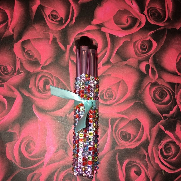 5pc Rhinestone Makeup Brush Set