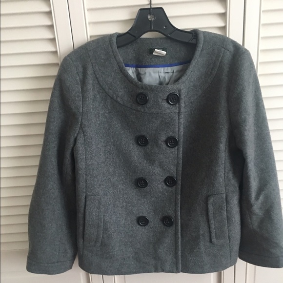 J. Crew Wool Coat - Gray