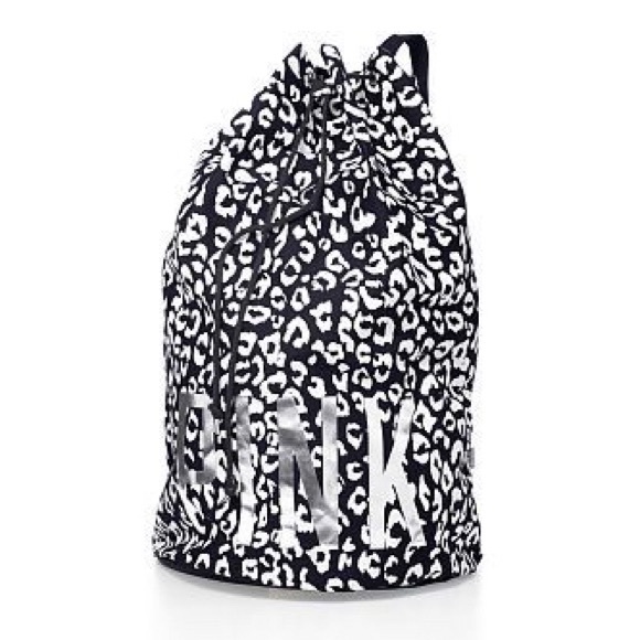 Victoria's Secret Pink laundry bag cheetah print