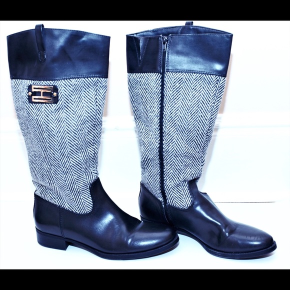 Tommy Hilfiger Herringbone Boots