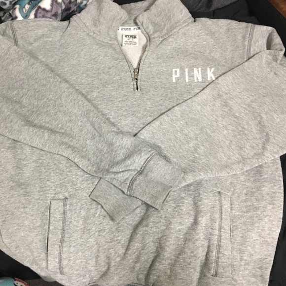 PINK HALF ZIP