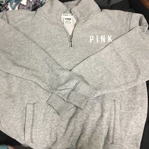 PINK HALF ZIP