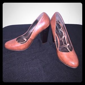💗 Michael Antonio Brown Leather Heel