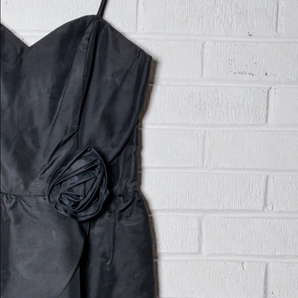 Vintage Tiered Ruffle Cocktail Dress - Picture 2 of 3