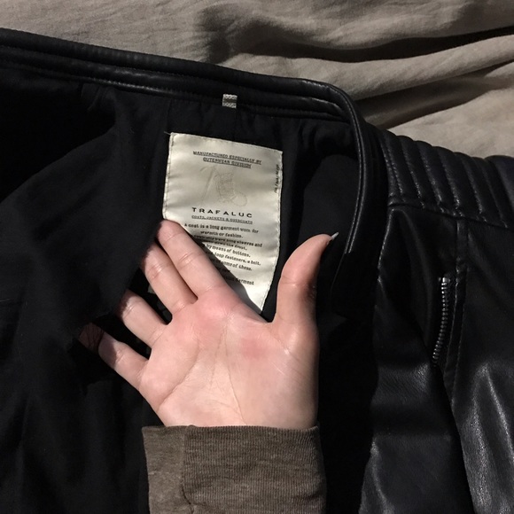 Zara Moto faux leather Jacket - Picture 4 of 4