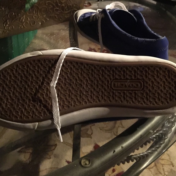Coach sneakers size 81/2 royal blue - Picture 4 of 4