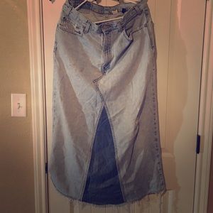 Urban outfitters vintage denim skirt
