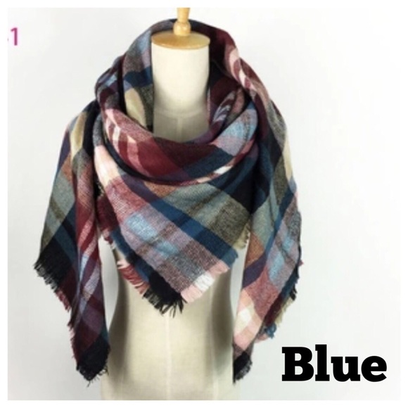 HOST PICK Oversized Tartan Plaid Blanket Scarf - Picture 3 of 3