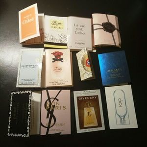 15 frangance samples