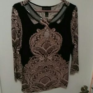 Peak A Boo Top with Bling