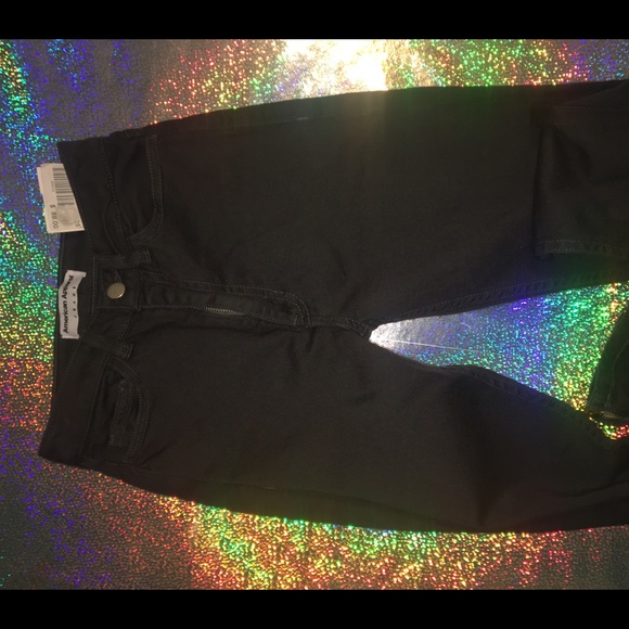 American apparel high wasted jeans