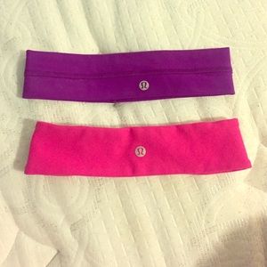 2 lulu lemon athletica headbands