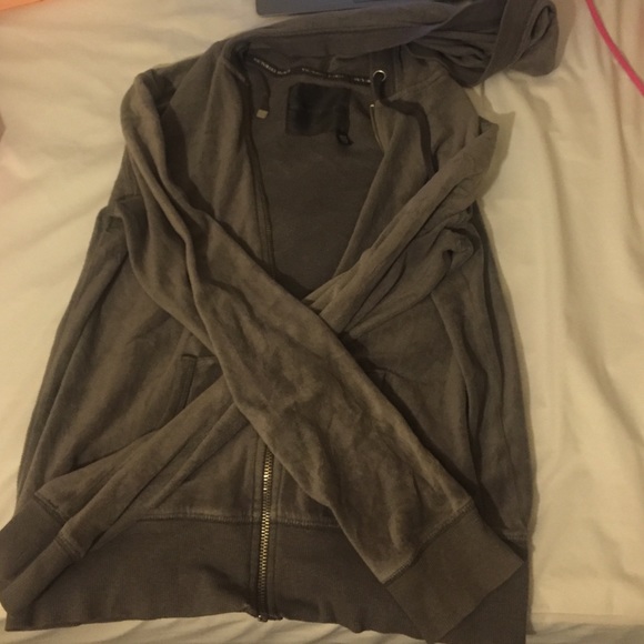 Suede Victoria's secret suede hoodie