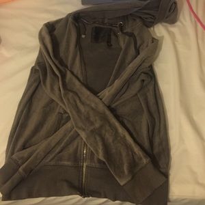 Suede Victoria's secret suede hoodie