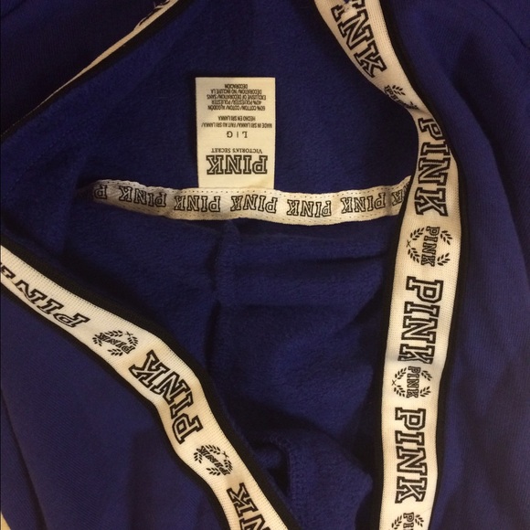 NWOT Victoria Secret PINK hooded zip up and sweats - Picture 3 of 3