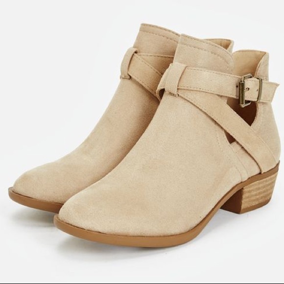 Tan ankle boots