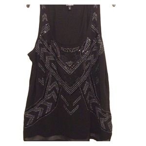 Sequin tank top