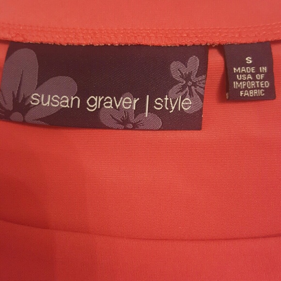 Susan Graver Scoop neck top . nwot. - Picture 3 of 3