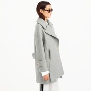 Wool melton swing coat J.crew
