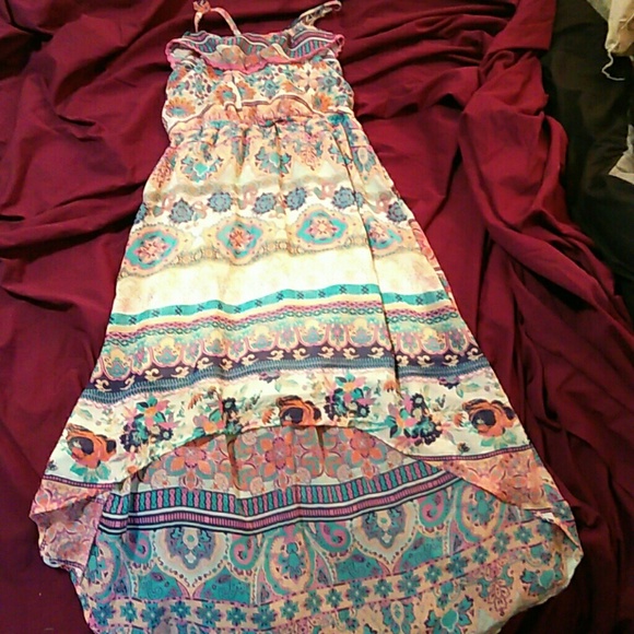 **FINAL PRICE**Girls 10/12 hi-lo sun dress