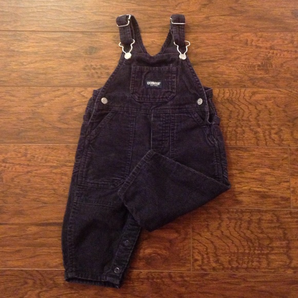 12M "Osh Kosh" Blue Corduroy Overalls