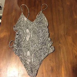 ACACIA SWIMWEAR 2015 SNAKESKIN FLORENCE ONE PIECE