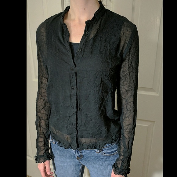Sheer Crinkle Express Blouse