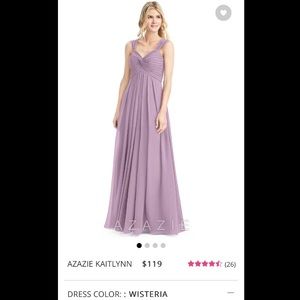 Bridesmaid dress from Azazie.com