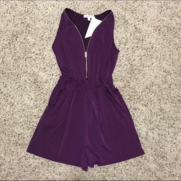 NWT elegant plum romper