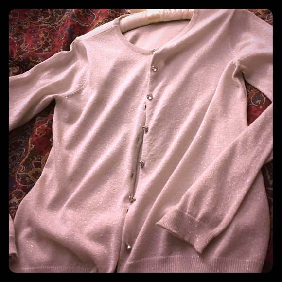 Calvin Klein silver with sparkle sweater