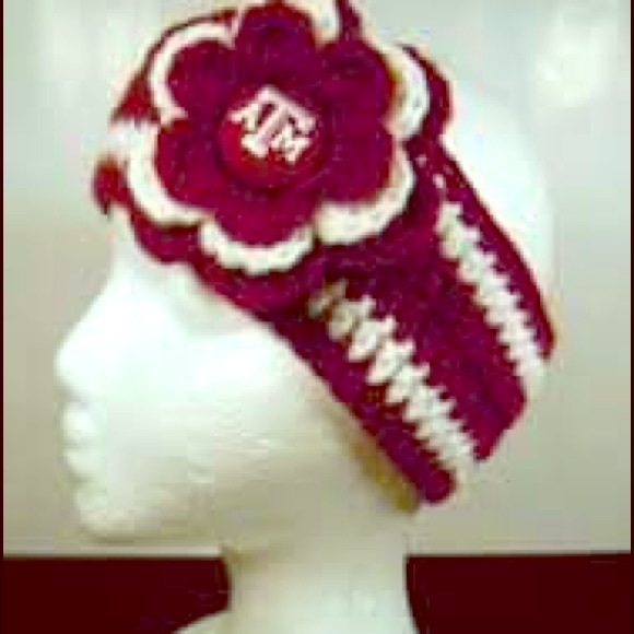 College team crocheted headbands