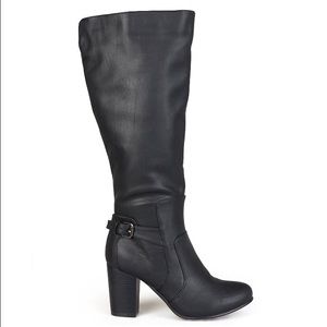 Black Wide Calf Boot