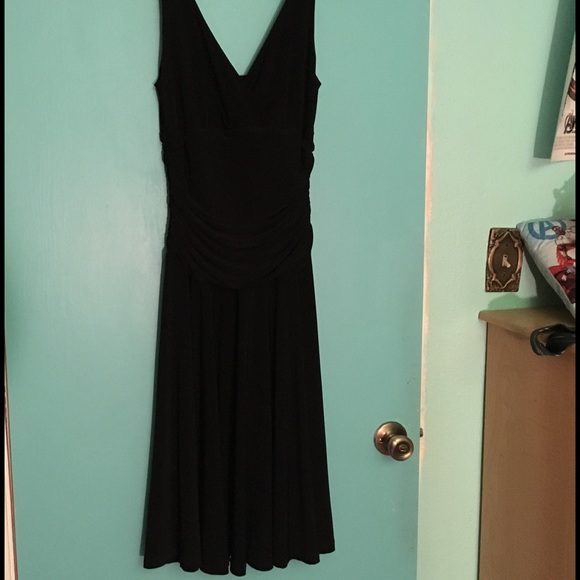 Long Black Flare Dress - Picture 2 of 5