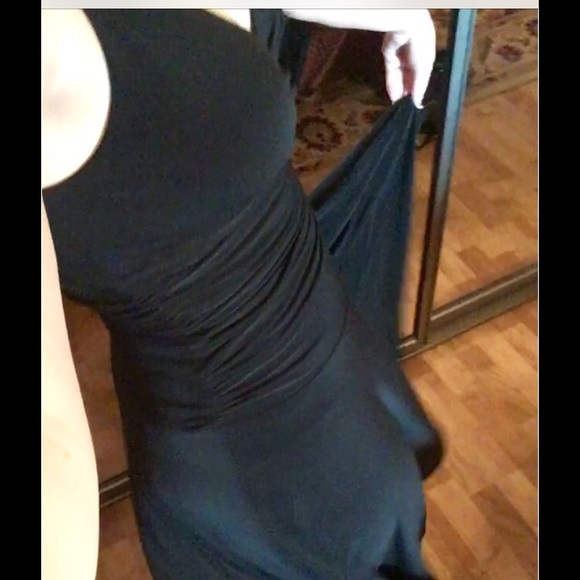 Long Black Flare Dress - Picture 4 of 5