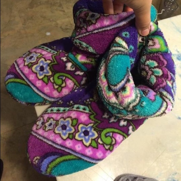 Vera Bradley Slippers in Heather pattern!