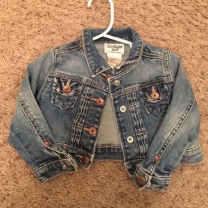 Osh kosh baby jean jacket 18months
