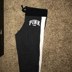 Victorias Secret's PINK black leggings