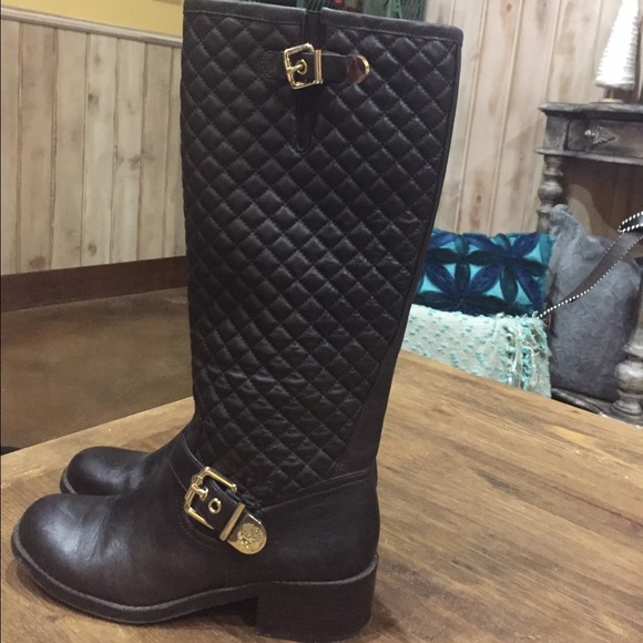 Vince Camuto quilted boots