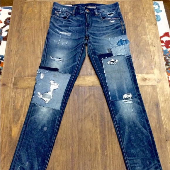 Polo Ralph Lauren Patchwork Skinny Jeans