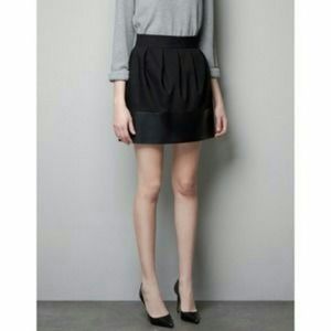 Zara Faux Leather Skirt