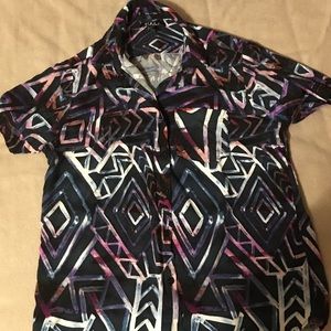 Forever 21 Short Sleeve Button Button Down