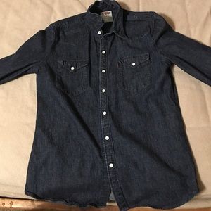 Levi's Long Sleeve Denim Button Down Shirt