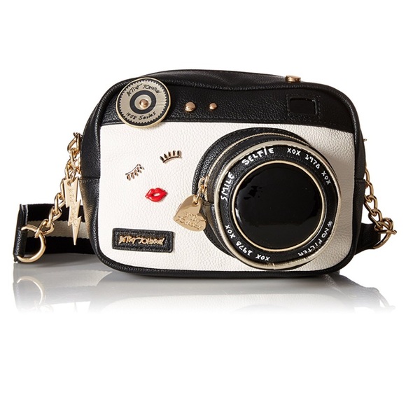 betsey johnson camera purse