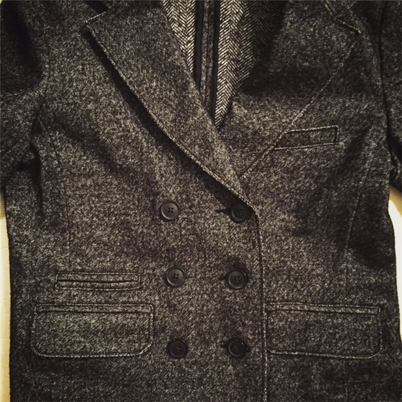 J Crew charcoal blazer- size 6 - Picture 1 of 4