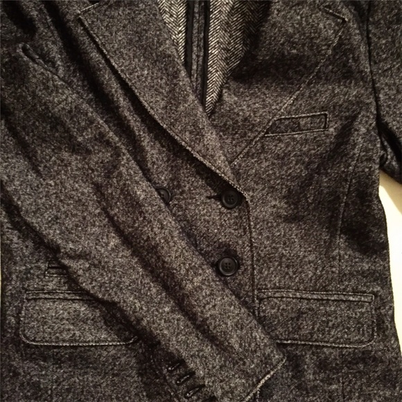 J Crew charcoal blazer- size 6 - Picture 2 of 4