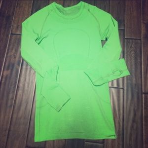 Swiftly long sleeve in green