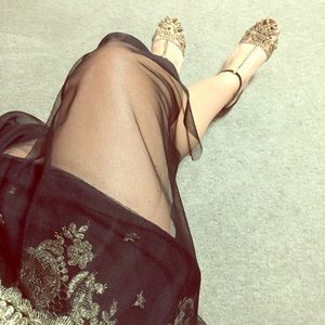 Nine West studded heels