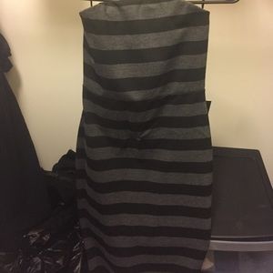 Strapless black dress from express NWT